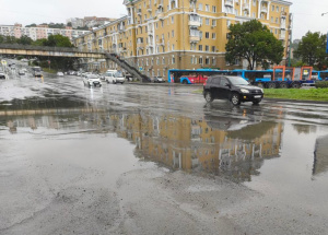 Во Владивостоке выпало 64 мм осадков